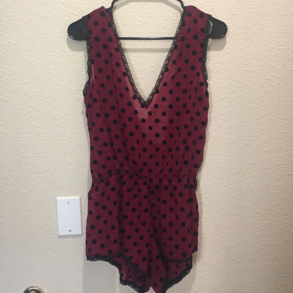 ASOS Flocked Spot Teddy